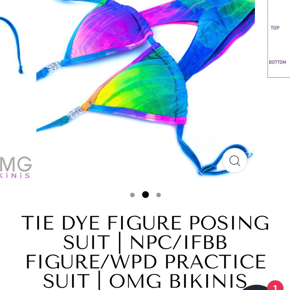 OMG Bikini practice posing suit for women’s figure or physique